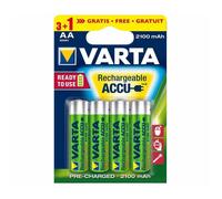 Piles Rechargeables AA - Varta - ACCU Varta - 2100mAh - Lot de 4