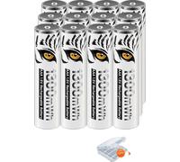 Piles rechargeables au lithium-ion, 1300mWh AAA, 12 pièces pile AAA