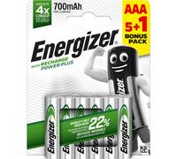 Piles rechargeables Energizer 5+1 AAA/HR3 700mAh NO SIZE