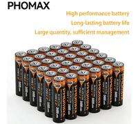 Piles rechargeables Li-ion AAA et AA PHOMAX, USB Lithium-ion 3400mWh 1.5V Piles rechargeables AA et 1150mWh 1.5V Pile AAA 16AAA Battery