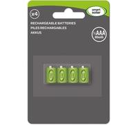Piles Rechargeables - Ni-MH - 1/3 AAA - 80mAh - 1.2V - Lot de 4 pour produits solaires