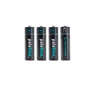 Bleu pâle - Batterie AA rechargeable Li-Ion - 4 packs et câble de chargement 4x1