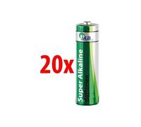 Piles Super Alcalines type AA - Lot de 20 G
