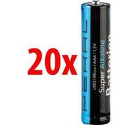 Pearl 20 piles super alcalines AAA (LR03) 1,5V