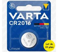 Varta Pile bouton lithium CR2016 3V – Lot de 100