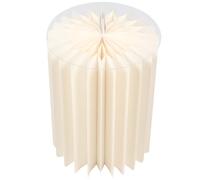 Pilier Décoratif Pliable en Papier Blanc, Cylindre pour Fleurs et Plantes