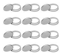 Pilikoll 12 Pièces 86mm Mason Jar Couvercles pour Bocaux de Conserves | Canning Lids pour Mason Jar, Régulier Bouche Fer masons Bocal Couvercle, pour Pots de Confiture Miel