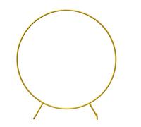 PILIN Kit D'Arche De Ballons Support D'Arche De Ballons Rond En MéTal | DéCoration De Fond - Plantes Grimpantes De Jardin Pour Les Anniversaires, Les Mariages, Les FêTes 1,8 M Or