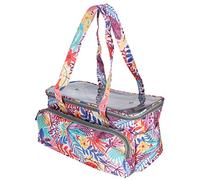 Pilipane Sac de Rangement en Laine fourre-Tout à Tricoter Fournitures de Couture Organisateur Durable imperméable 600D Tissu Oxford Multi-usages Sac de Rangement de Voyage à Domicile pour