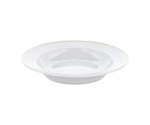 Pillivuyt Assiette creuse à bordure dorée Plissé Ø22 cm Blanc