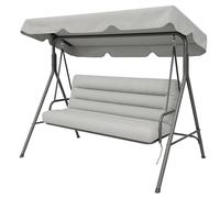 Pillowprim Abri pour balançoire de jardin 214x118 cm - résistant aux UV & étanche à l'eau