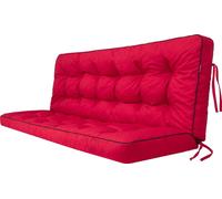 Pillowprim "Pola" coussin pour balancelle - 180x110cm - résistant aux intempéries & confortable, rouge