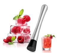 Pilon à cocktail professionnel - Accessoire de cocktail multifonction - Pour déboguer de délicieux cocktails, mojito, boissons et jus (20 cm)