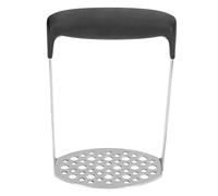 Pilon à pommes de terre en acier inoxydable Good Grips Main Plate Food Masher Ustensile Noir,éplucheur d'ail hachoir à ail presse-ail presse favia en inox broyeur d'ail" Pilon pommes de terre a,