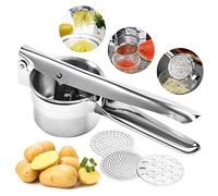 Pilon à pommes de terre en acier inoxydable,Outils de cuisine pour pommes de terre,fruits,légumes