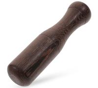Pilon en Bois Marron pour Ail, Médecine et Caillés, Outil Multi-usage | Bois, Design Ergonomique, Rangement Facile, Cuisine, Broyage, Préparation, Usage Quotidien, Format Compact
