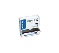 Pilot 002706 - Permanent Marker 100 - Bull Marca - Bleu - Bout Rond Fine - Paquet De 20 Pièces
