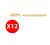 Pilot 009147 - Frixion Light Soft - Surligneur - Orange Clair - Pointe Moyenne - Pack De 12 Pcs