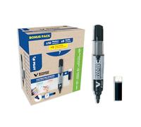 Pilot Pen Marqueurs effaçables V-Board Master Pack 10 + 10 recharges (5 offertes) Noir