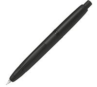 Pilot 1014001M - Pióro wieczne Capless Matt, z mechanizmem naciskowym, wytrzymałość stalówki M, matowa czerń, w ekskluzywnym pudełku upominkowym z konwerterem i czarnym wkładem