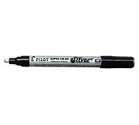 Pilot Pen Marqueur permanent Super Color moyen 2 mm indélébile argent