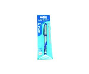 PILOT 14549 Roller V-ball Grip écriture moyenne 0,7 mm pointe acier inoxydable niveau encre liquide visible grip caoutchouc