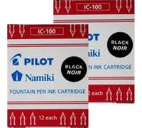 Pilot 2 Lots De 6 Cartouches Noires Pour Stylos...