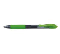 PILOT 26828 G2 7 Fun Stylo-bille écriture moyenne encre gel rétractable corps translucide grip caoutchouc 0,4 mm Citron Vert