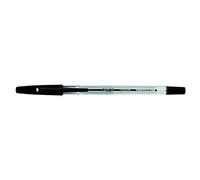 Pilot Stylo À Bille Rechargeable Pointe Moyenne Encre Noire Corps Plastique Cristal Avec Capuchon Bp-Sm