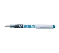 Pilot 326554Lot de 12 Stylo plume jetable Pointe 0,4 mm Turquoise