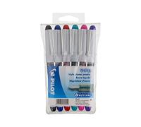 Stylo plume Pilot V-Pen couleurs assorties - Pochette de 6