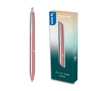 PILOT - Acro 1000 Rose Doré - Stylo Bille Premium - Coffret Cadeau | Encre Ultra-Douce, Fluidité Inégalée - Rechargeable et Rétractable - Encre Noire - Pointe Moyenne 1mm