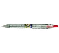 Stylo bille rouge Pilot B2P Ecoball rétractable pointe 1 mm