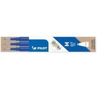 Pilot Blue Frixion Pro Lot de 3 recharges pour stylo roller effaçable