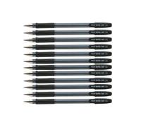 Pilot Bps-Gp - Stylo À Bille - Noir - Pointe Large - Pack De 12 Pcs