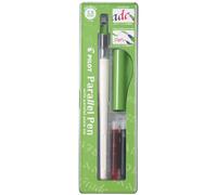 Pilot Pen - Stylo-plume de calligraphie Parallel Pen rechargeable 3,8 mm - 2 cartouches noire/rouge