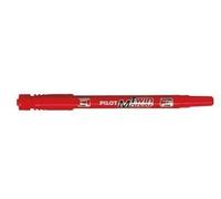 PILOT - Ecriture - Marqueur 2 en 1 Pilot Twin Marker Rouge