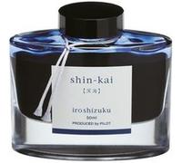 PILOT Encre Iroshizuku Bleu Shin-Kai 50 ml nuance de bleu pour écriture raffinée Bleu