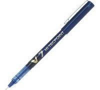 Pilot Lot de 12 stylos à encre liquide V-7 Hi-Tecpoint Bleu 0,5 mm