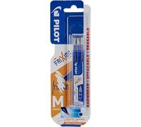 Pilot Frixion Ball Bleu Pointe Moyenne, 3 recharges
