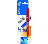 Pilot Frixion Ball Lot de 1 Stylo Gel Effaçable - Pointe Bille 0,7 mm - Course 0,4 mm - Prise Ergonomique - Couleur Rouge Rouge G