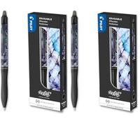 PILOT - FriXion Ball Plus Heralbony - Coffret Cadeau - Stylo Effaçable - Édition Limitée Artistique - Design British - Rétractable et Rechargeable - Encre Noire - Pointe Moyenne (Lot de 2)