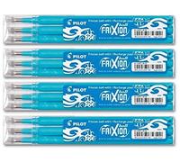 Pilot FriXion Ball rollerball 0.7 plombs de recharge (lot de 12, bleu clair)