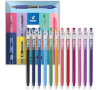 PILOT FriXion Ball Stick Lot de 12 stylos à encre gel effaçable Pointe 07-0,7 mm Emballage cadeau