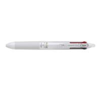 Pilot FriXion Ball Stylo 4 couleurs roller encre gel effaçable et rechargeable - Pointe fine - Corps blanc