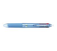 Pilot Stylo bille Frixion Ball 4, 0,5 mm, extra fin, 4 couleurs (noir, rouge, bleu et vert), bleu clair (LKFB-80EF-LB)