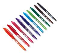 Pilot Frixion Bl-Fr7 Erasable Rollerball Pen 0.7mm Nib 0.7mm Tip 10 Cap Pattern (No Eraser, Multicoloured)