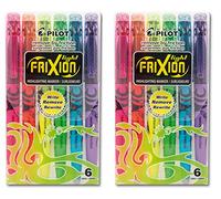 Pilot Frixion Light Lot de 6 surligneurs (2 x néon)