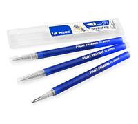 Pilot Frixion Lot de 3 recharges d'encre bleue Pointe 1 mm
