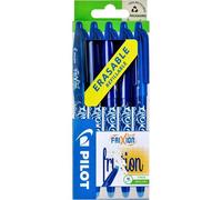 Pilot Frixion Point Erasable Rollerball Pens 0.7 Mm Tip Blue Pack Of 5